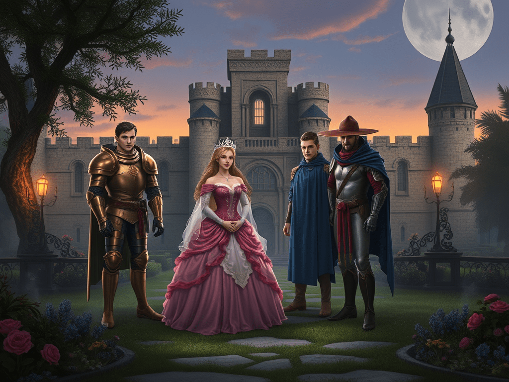 Los tres príncipes y la princesa Nurunniar